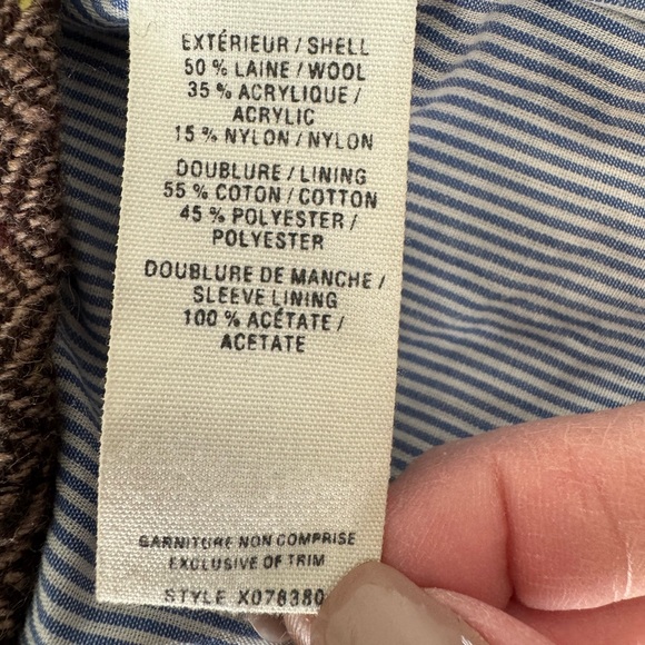 Vintage Look - Jacob: Brown Herringbone Blazer - Picture 7 of 11